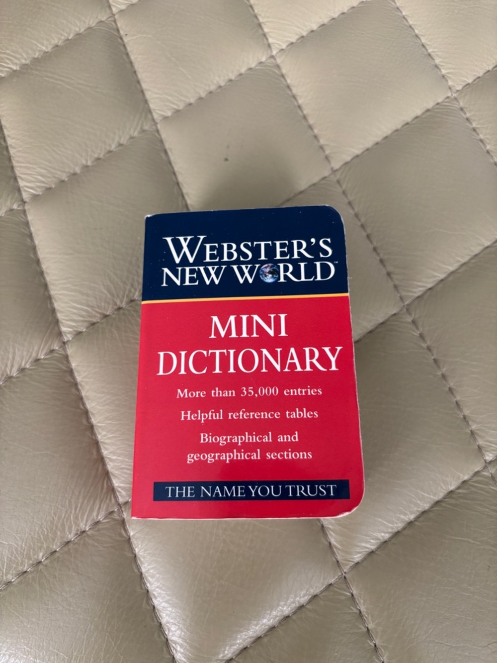 Mini Dictionary - Red and Navy